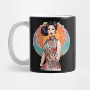 Chinese Dragon Lady Mug